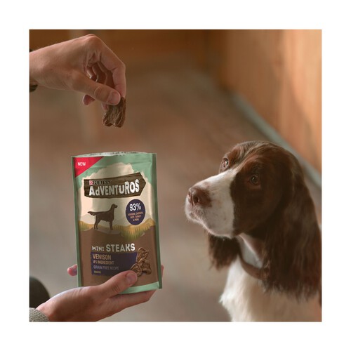 ADVENTUROS Snack con venado PURINA ADVENTUROS 70 g.