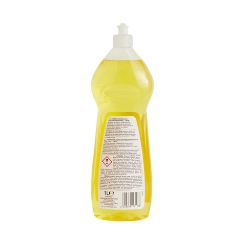PRODUCTO ALCAMPO Lavavajillas concentrado superdesengrasante con aroma a limón 1 l.