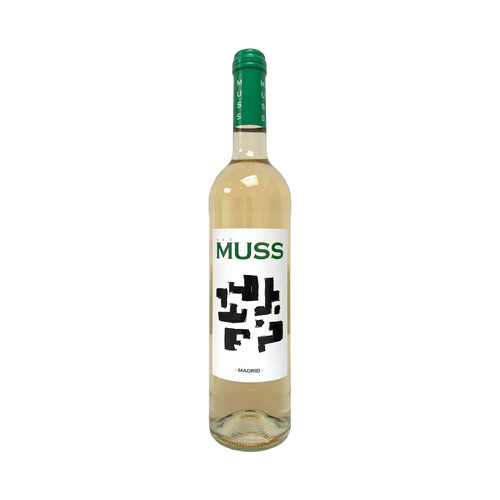 MUSS  Vino blanco con D.O. Vinos de Madrid botella de 75 cl.