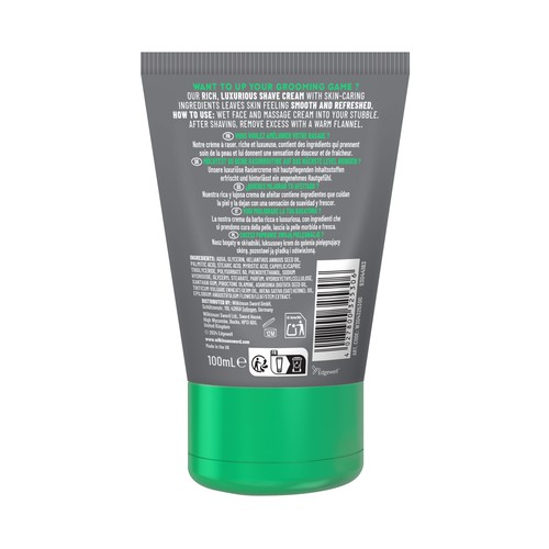 WILKINSON Sensitive Crema suavizante del pelo de la barba 100 ml.