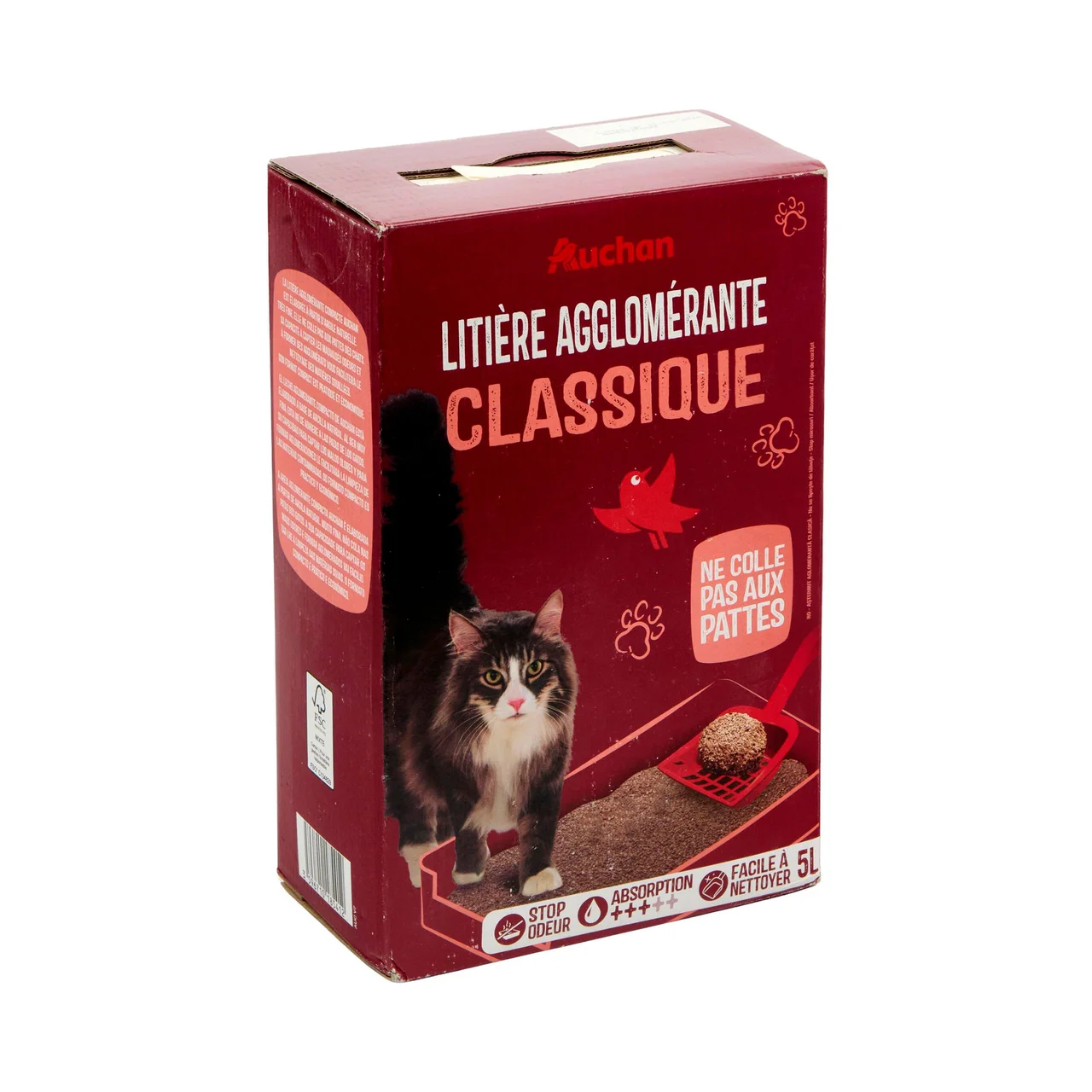 PRODUCTO ALCAMPO Arena para gatos aglomerante de 5L