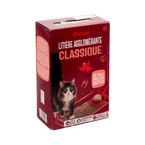 PRODUCTO ALCAMPO Arena para gatos aglomerante de 5L