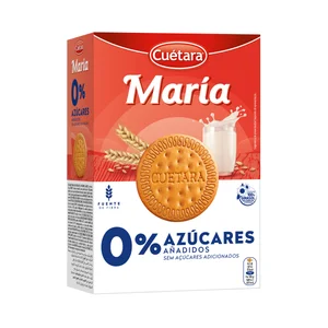 CUETARA Galletas maría sin azucares añadidos 400 g.