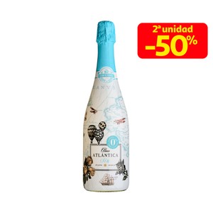 ALMA ATLÁNTICA Sin Vino blanco espumoso 0% alcohol botella 75 cl.