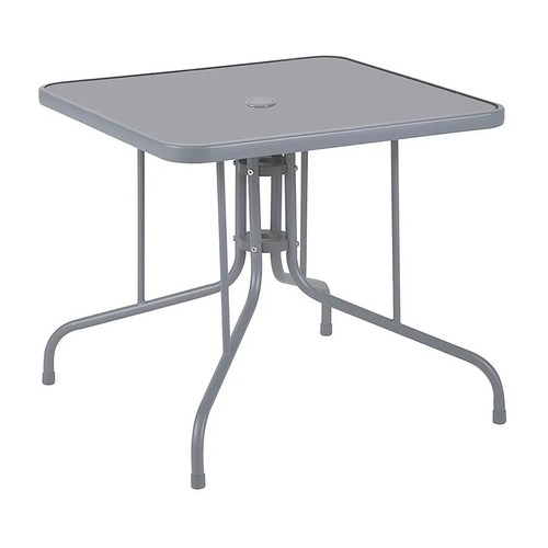 Mesa redonda con cristal bistro 80x80cm, GARDENSTAR.