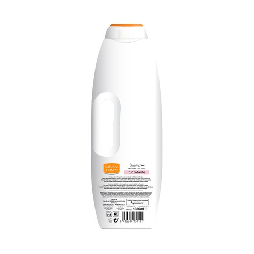 NATURAL HONEY Derma care Gel de baño o ducha hidratante con aceite de almendras dulces 1350 ml.