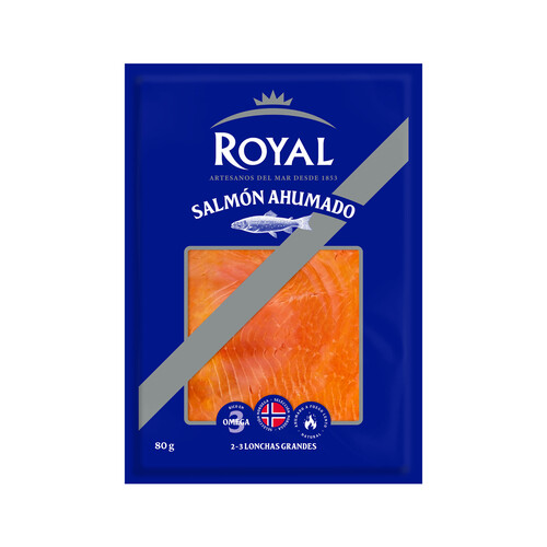 Salmón ahumado ROYAL 80 g.