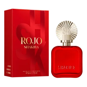 SHAKIRA Rojo Eau de parfum para mujer con vaporizador en spray 50 ml.