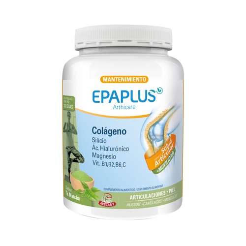 EPAPLUS Arthicare Complemento alimenticio a base de colágeno, sabor té matcha 334 g.