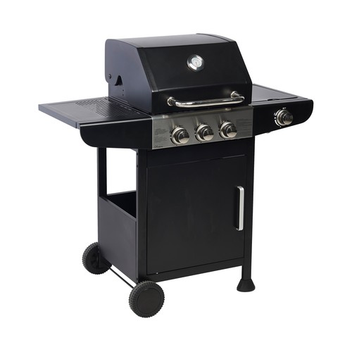 Barbacoa de gas con 3 fuegos + 1 exterior, GARDEN STAR ALCAMPO.