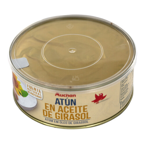 Atún en aceite de girasol PRODUCTO ALCAMPO 650 g.