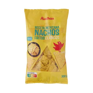 PRODUCTO ALCAMPO Tortillas chips sabor natural (nachos fritos de maíz) 300 g