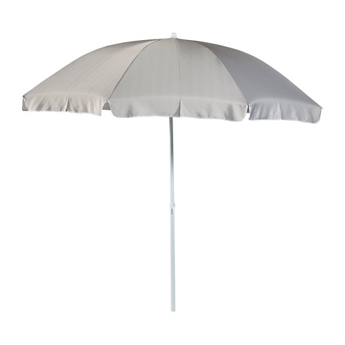 Sombrilla de jardín de acero y poliéster con barra inclinable, 2,4x2,25m. GARDEN STAR ALCAMPO.