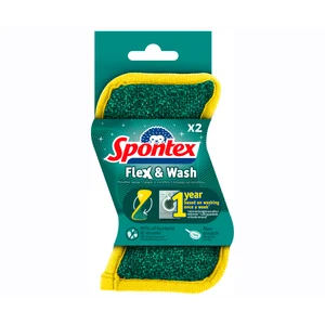 SPONTEX Estropajo flex & wash 2 uds.