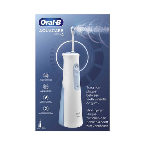 Irrigador dental ORAL-B Aquacare 4, tecnología Oxyjet,