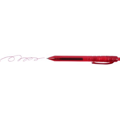 Bolígrafo Rojo Retractil 1mm Reciclado, ALCAMPO.