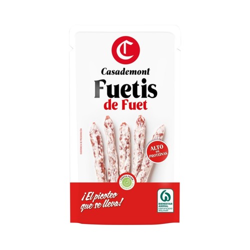 CASADEMONT Fuetis Mini fuets ideales para picotear 50 g.