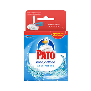 PATO Pastillas para WC recambio Bloc Azul PATO 2 uds. de 40 g.