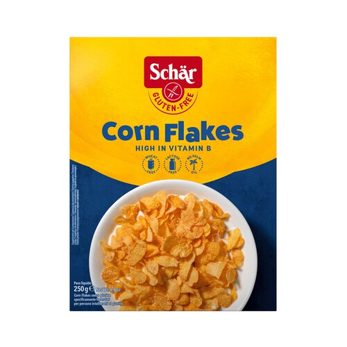 SCHÄR Cereales sin gluten SCHAR Corn Flakes, 250 g.