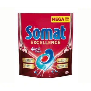 SOMAT Detergente en cápsulas para lavavajillas Tabs exc 50 g