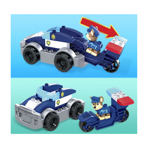 Juego de construcción Crucero de policía de Chase PATRULLA CANINA.