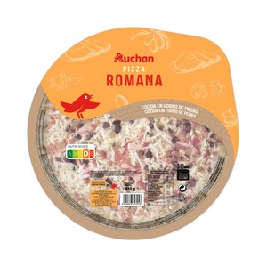 Imagen de AUCHAN Pizza fresca Romana, cocida en horno de piedra 410 g. Producto Alcampo