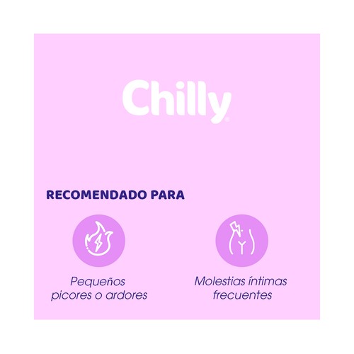 Jabón de higiene íntima, para el alivio de las molestias íntimas CHILLY 200 ml.