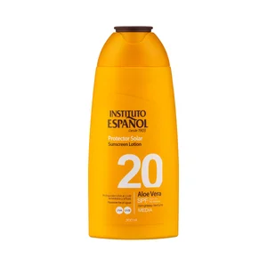 INSTITUTO ESPAÑOL Protector solar con aloe vera y FPS 20 (medio) 300 ml.