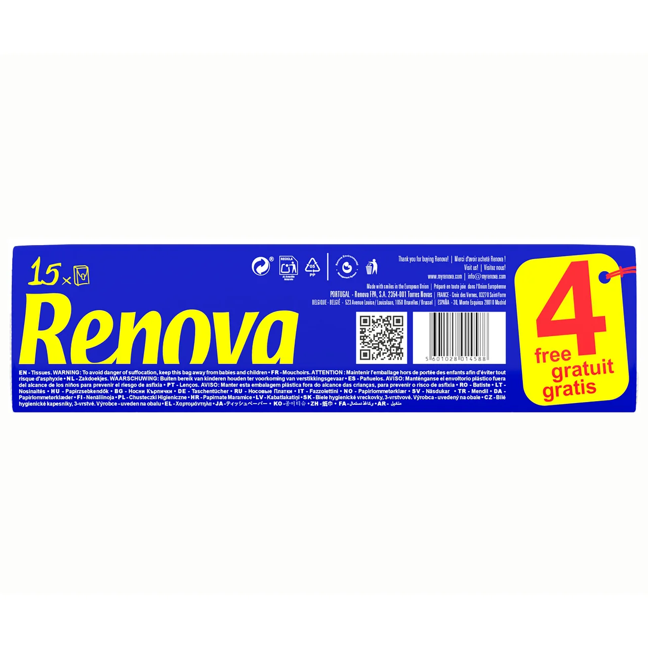 Pañuelos 11 + 4 gratis