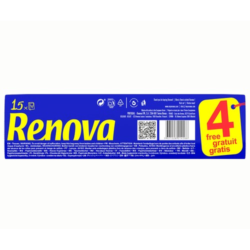 RENOVA Pañuelos 11 + 4 gratis