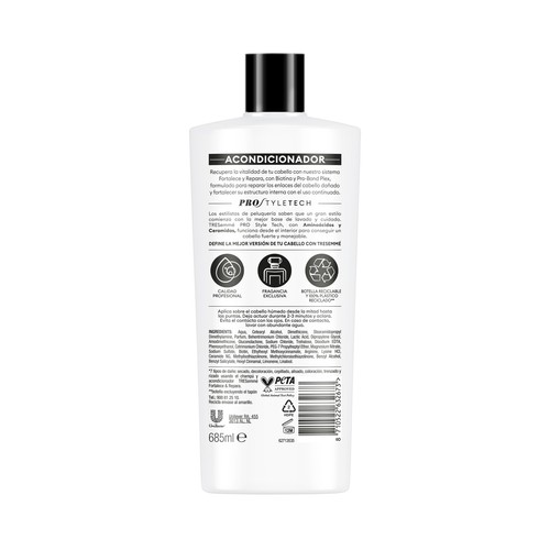 TRESEMMÉ Fotalece & repara Acondicionador con biotina y Pro-bond plex para cabellos dañados o déblies 685 ml.