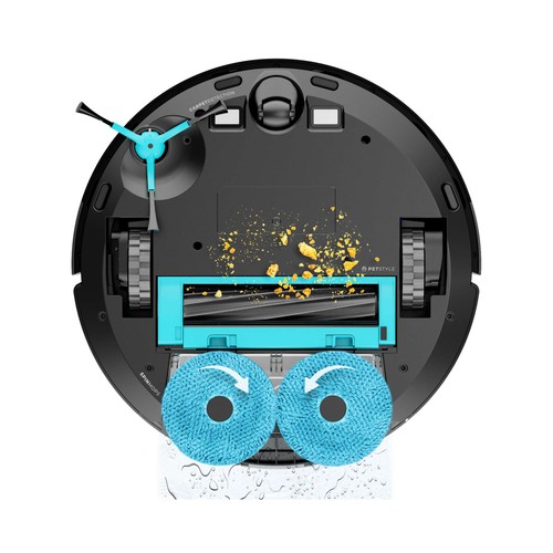 CECOTEC Conga 9590 Spin Revolution Ultra Power Home, robot aspirador 4 en 1, Wifi, cepillo multifunción.