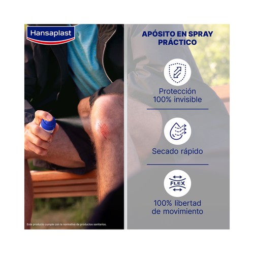 HANSAPLAST Apósito en spray 100% invisible 40 ml.