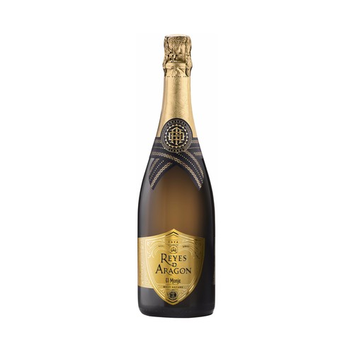 REYES DE ARAGON El monje Cava brut nature botella de 75 cl.