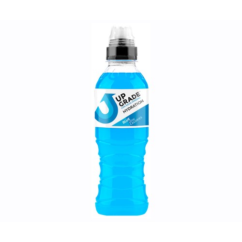 Bebida deportiva UPGRADE BLUE botella de 50 centilitros