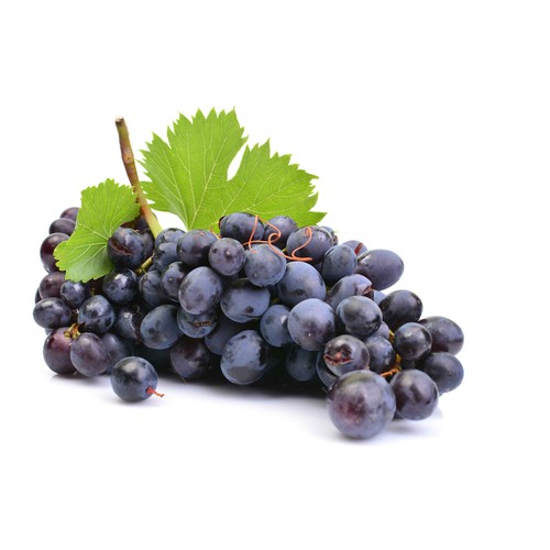 Uva negra sin pepitas ALCAMPO PRODUCCIÓN CONTROLADA bandeja 400 g.