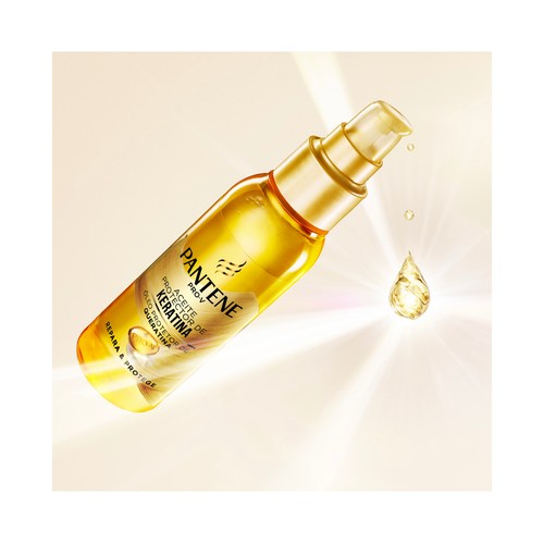 PANTENE Repara & protege Aceite capilar protector de Keratina, con vitamina E 100 ml.