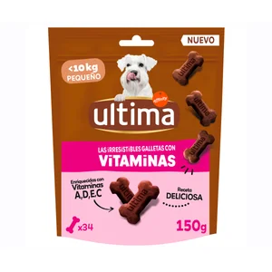 ULTIMA Snack perro mini galletas con vitaminas 150 gr.