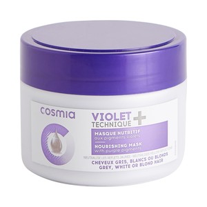 COSMIA Mascarilla nutritiva para cabellos blancos, canosos o rubios COSMIA Violet technique + 300 ml.