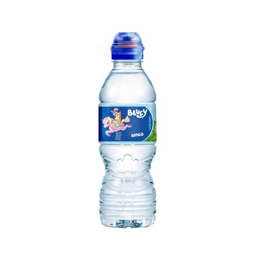 AQUAREL Agua mineral con tapón sport botella de 330 ml