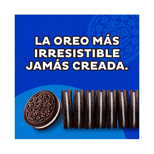 OREO Mini Crunchy Bites galletas de Cacao Rellenas de Crema Sabor Vainilla y Cubiertas de Chocolate con Leche 110 g.