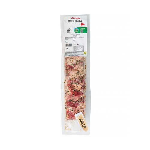 ALCAMPO CULTIVAMOS LO BUENO Tira de costillar de cerdo Ibérico al ajillo.