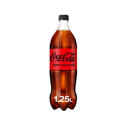 COCA COLA ZERO  Refresco de cola botella 1,25 l