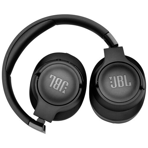 Auriculares bluetooth tipo diadema JBL Tune 710B con micrófono, color negro.