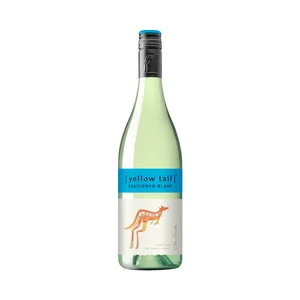 YELLOW TAIL Vino blanco Australiano elaborado con uvas de la variedad Sauvignon botella 75 cl.