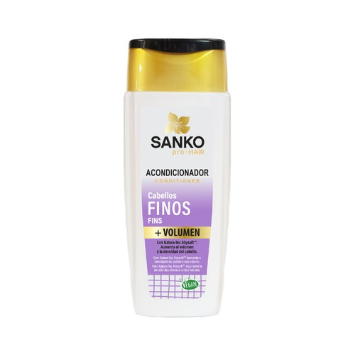 SANKO Acondicionador extra volumen, para cabellos finos SANKO Pro hair 300 ml.