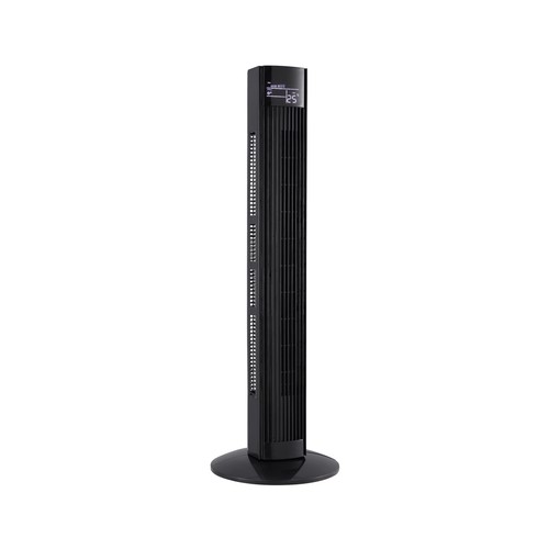 Torre de ventilación QILIVE Q.6903, 45W, 3 velocidades, temporizador, mando a distancia, altura 91cm.