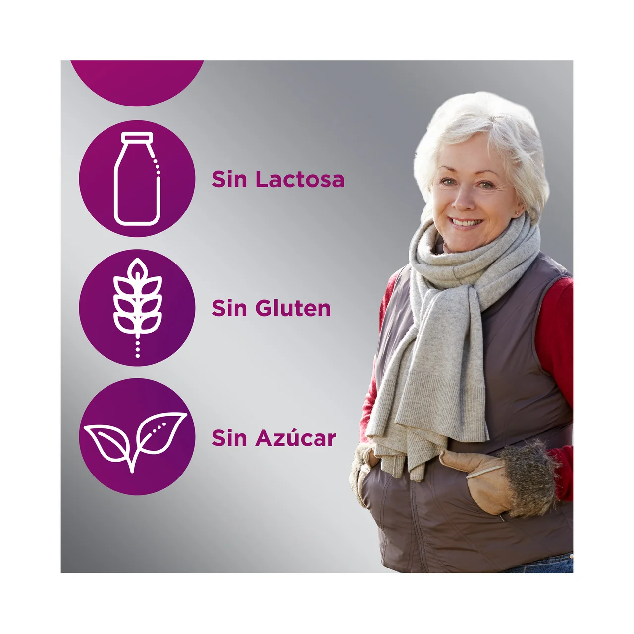Mujer 50 + Polivitamínico específico para mujeres de más de 50 años 30 comprimidos.