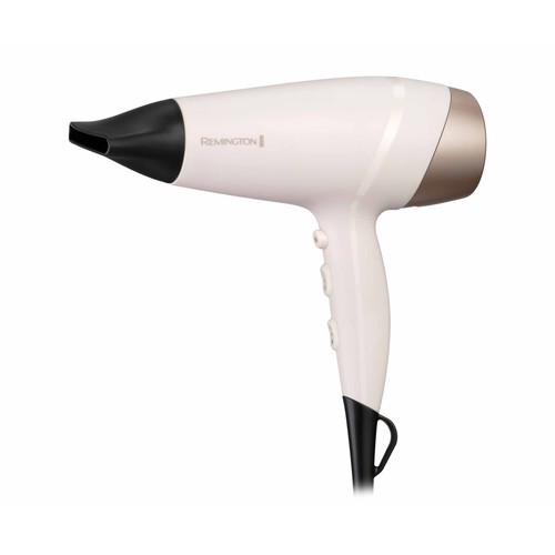 Secador de pelo REMINGTON Shea Soft  D4740, iónico, motor DC, 2200W, 2 velocidades, 3 temperaturas.