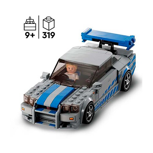 LEGO Speed Champions 76917 Nissan Skyline GT-R (R34) de 2 Fast 2 Furious